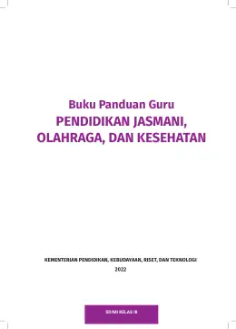 Sampul Buku Guru Pendidikan Jasmani, Olahraga, dan Kesehatan SD/MI Kelas III Kurikulum Merdeka Kelas 3 SD
