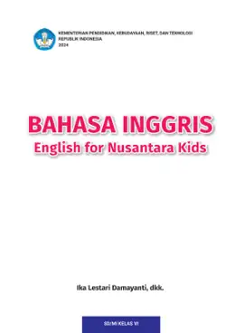 Sampul Buku Siswa Bahasa Inggris: English for Nusantara Kids SD/MI Kelas VI Kurikulum Merdeka Kelas 6 SD