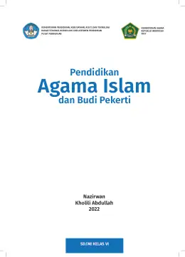 Sampul Buku Siswa Pendidikan Agama Islam dan Budi Pekerti SD/MI Kelas VI Kurikulum Merdeka Kelas 6 SD