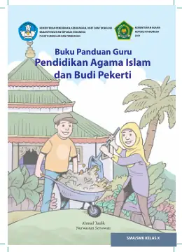 Sampul Buku Guru Pendidikan Agama Islam dan Budi Pekerti SMA/SMK Kelas X Kurikulum Merdeka Kelas 10 SMA