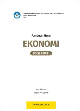 Sampul Buku Guru Ekonomi SMA/MA Kelas XI Kurikulum Merdeka Kelas 11 SMA