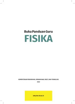 Sampul Buku Guru Fisika SMA/MA Kelas XI Kurikulum Merdeka Kelas 11 SMA
