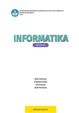 Sampul Buku Siswa Informatika SMA/MA Kelas XI Kurikulum Merdeka Kelas 11 SMA