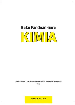 Sampul Buku Guru Kimia SMA/MA Kelas XI Kurikulum Merdeka Kelas 11 SMA