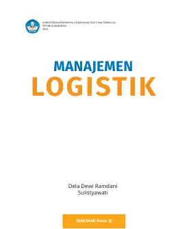 Sampul Buku Siswa Manajemen Logistik Kelas XI Kurikulum Merdeka Kelas 11 SMA