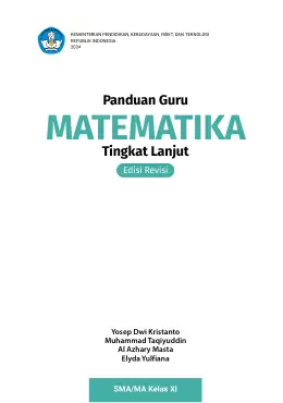 Sampul Buku Guru Matematika Tingkat Lanjut SMA/MA Kelas XI Kurikulum Merdeka Kelas 11 SMA