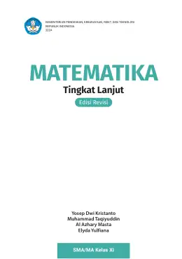 Sampul Buku Siswa Matematika Tingkat Lanjut SMA/MA Kelas XI Kurikulum Merdeka Kelas 11 SMA