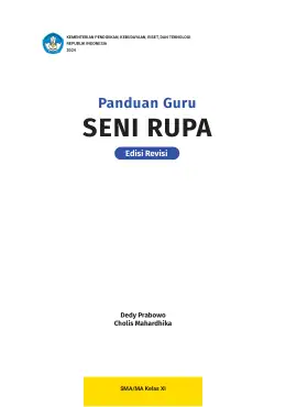 Sampul Buku Guru Seni Rupa SMA/MA Kelas XI Kurikulum Merdeka Kelas 11 SMA