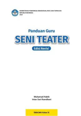 Sampul Buku Guru Seni Teater SMA/MA Kelas XI Kurikulum Merdeka Kelas 11 SMA