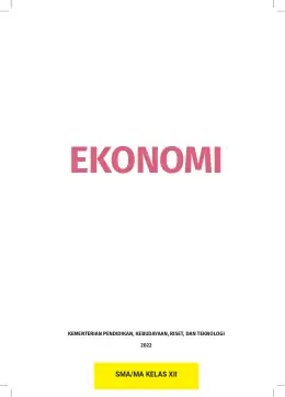 Sampul Buku Siswa Ekonomi SMA/MA Kelas XII Kurikulum Merdeka Kelas 12 SMA