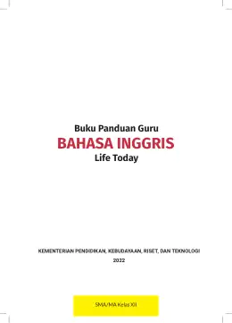 Sampul Buku Guru Bahasa Inggris Life Today SMA/MA Kelas XII Kurikulum Merdeka Kelas 12 SMA