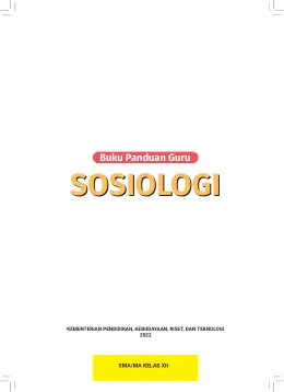 Sampul Buku Guru Sosiologi SMA/MA Kelas XII Kurikulum Merdeka Kelas 12 SMA