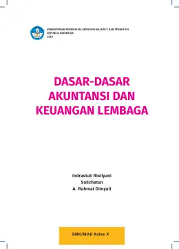 Sampul Buku Siswa Dasar-Dasar Akuntansi dan Keuangan Lembaga SMK/MAK Kelas X Kurikulum Merdeka SMK Kelas 10