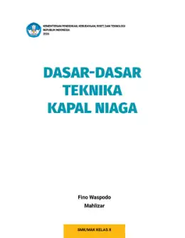 Sampul Buku Siswa Dasar-Dasar Teknika Kapal Niaga SMK/MAK Kelas X Kurikulum Merdeka SMK Kelas 10