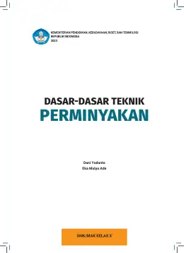 Sampul Buku Siswa Dasar-Dasar Teknik Perminyakan SMK/MAK Kelas X Kurikulum Merdeka SMK Kelas 10