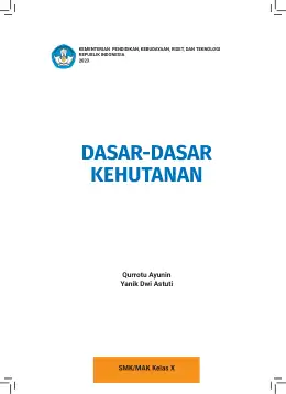 Sampul Buku Siswa Dasar-Dasar Kehutanan SMK/MAK Kelas X Kurikulum Merdeka SMK Kelas 10