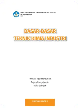 Sampul Buku Siswa Dasar-Dasar Teknik Kimia Industri SMK/MAK Kelas X Kurikulum Merdeka SMK Kelas 10