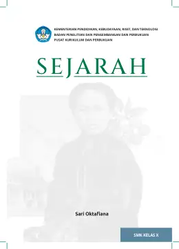 Sampul Buku Siswa Sejarah SMK Kelas X Kurikulum Merdeka SMK Kelas 10