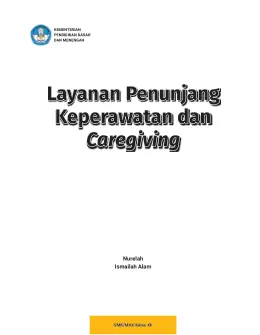 Sampul Buku Siswa Layanan Penunjang Keperawatan dan Caregiving SMK/MAK Kelas XII Kurikulum Merdeka SMK Kelas 11–12