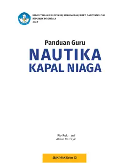 Sampul Buku Guru Nautika Kapal Niaga SMK/MAK Kelas XI Kurikulum Merdeka SMK Kelas 11–12