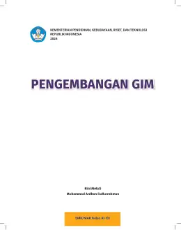Sampul Buku Siswa Pengembangan Gim SMK/MAK Kelas XI-XII Kurikulum Merdeka SMK Kelas 11–12
