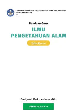 Sampul Buku Guru Ilmu Pengetahuan Alam SMP/MTs Kelas VII Kurikulum Merdeka Kelas 7 SMP