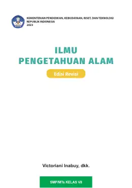 Sampul Buku Siswa Ilmu Pengetahuan Alam SMP/MTs Kelas VII Kurikulum Merdeka Kelas 7 SMP