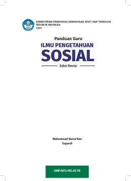 Sampul Buku Guru Ilmu Pengetahuan Sosial SMP/MTs Kelas VII Kurikulum Merdeka Kelas 7 SMP