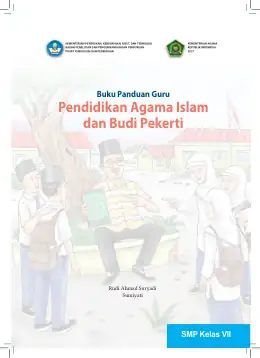 Sampul Buku Guru Pendidikan Agama Islam dan Budi Pekerti SMP Kelas VII Kurikulum Merdeka Kelas 7 SMP