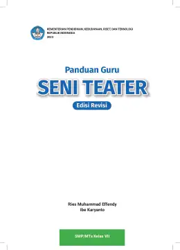 Sampul Buku Guru Seni Teater SMP/MTs Kelas VII Kurikulum Merdeka Kelas 7 SMP