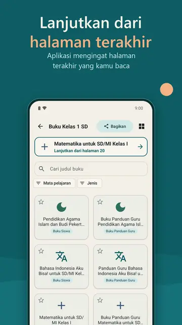Lanjutkan membaca dari halaman terakhir